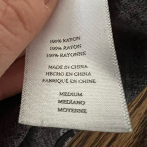 Rails | Gray‎ Button Down Blouse Kathryn Multicolor Bengal Rayon Sz S - Picture 7 of 10